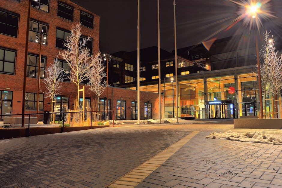 Action during a youth floorball training exercise